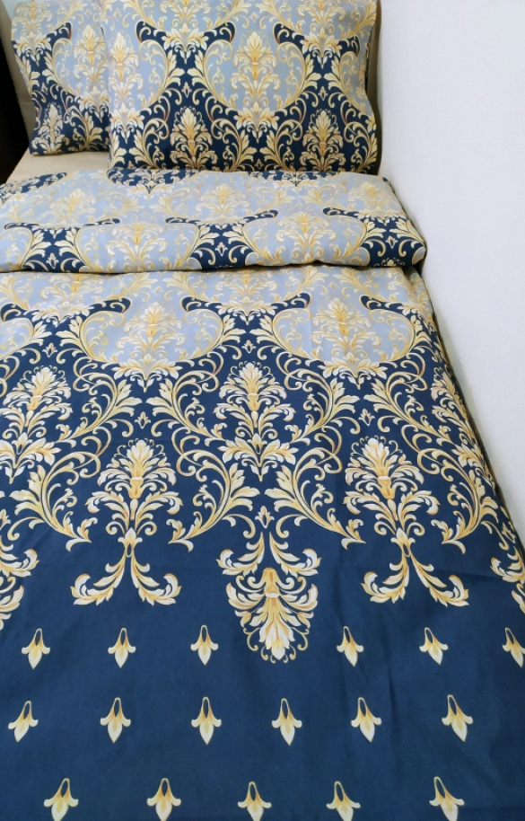 Güçsan 200/220 cm nevresim + 4 yastık kılıfı + lastikli çarşaf çift kişilik takım TARÇIN